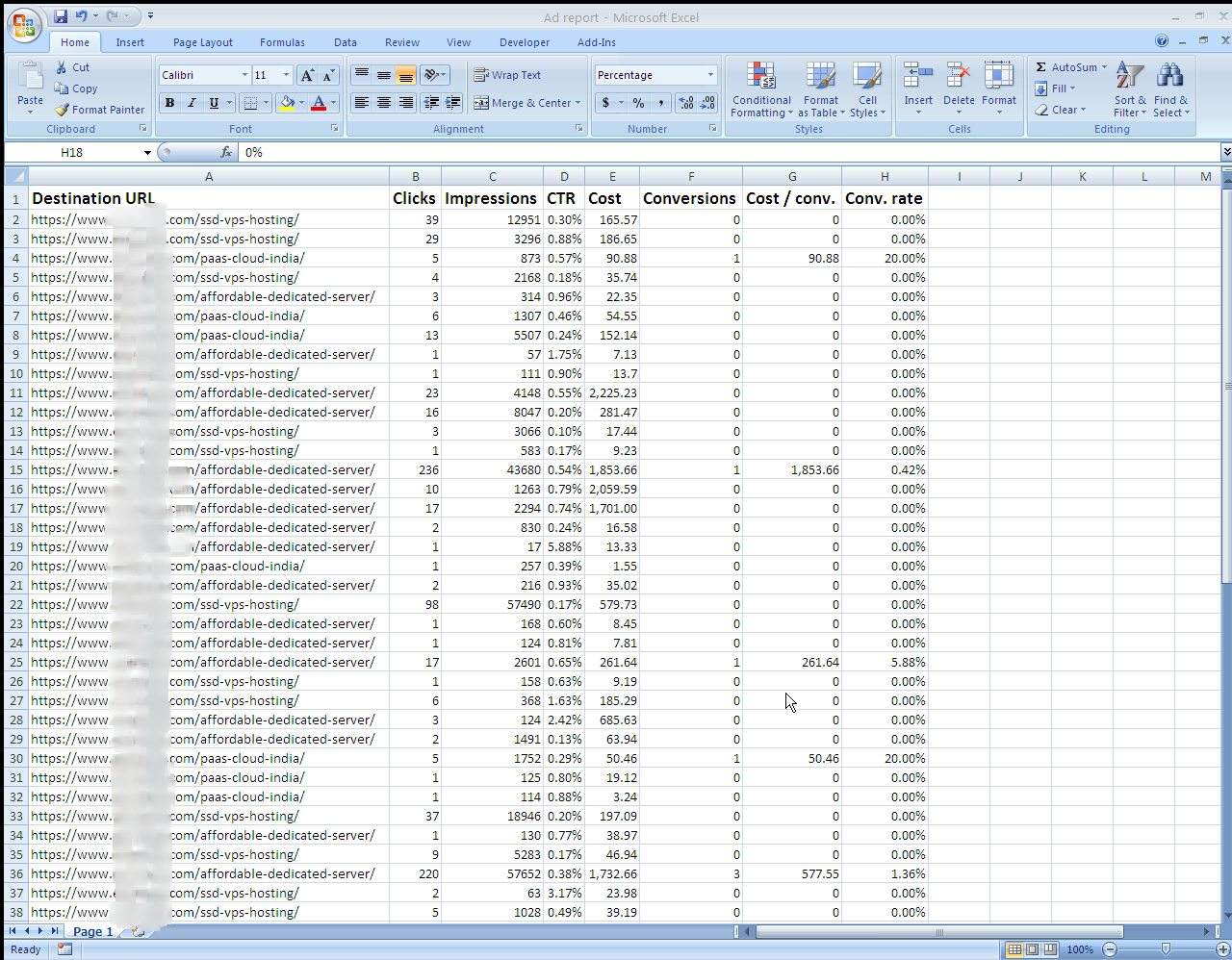Remove the unwanted rows and columns Remove the unwanted rows and columns