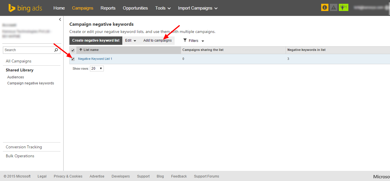 Shared Negative List Step 5