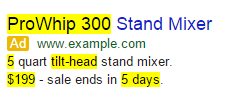 ad customizers