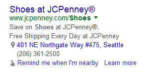 Location Based Store Reminders