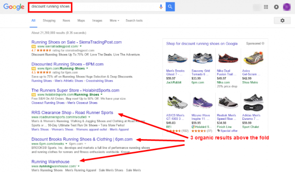 Organic Search Results