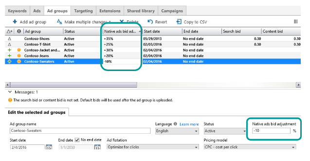 Bing Editor Update