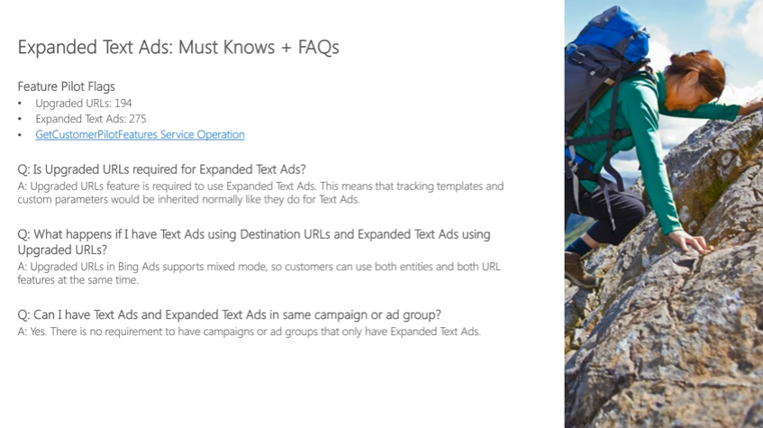 expanded text ads faqs
