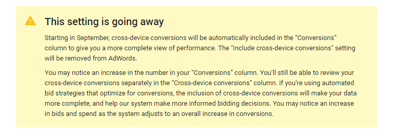 include cross device conversion