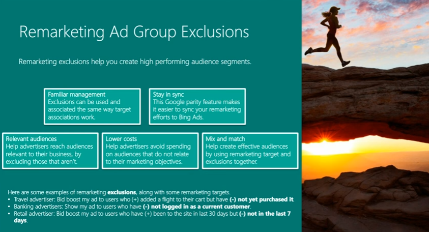 remarketing exclusions big ads