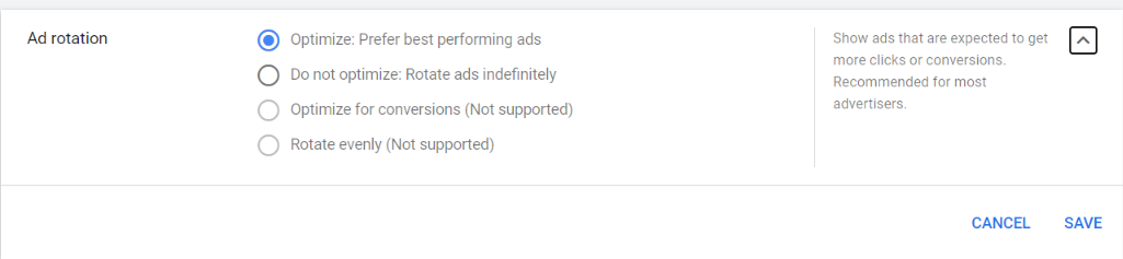 Check for ad rotation while auditing your Google Ads account