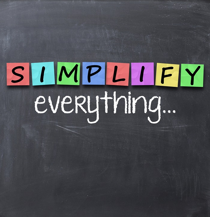 Simplify things