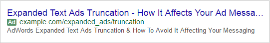 expanded text ads truncation
