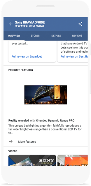 product features - google manufacturer center
