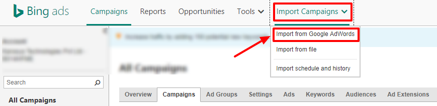 How To Automate Importing Google Ads Campaign To Bing Ads? - Karooya