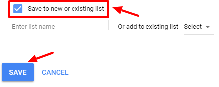 create new negative keywords list - adwords