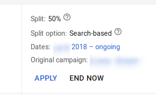 experiment changes google ads