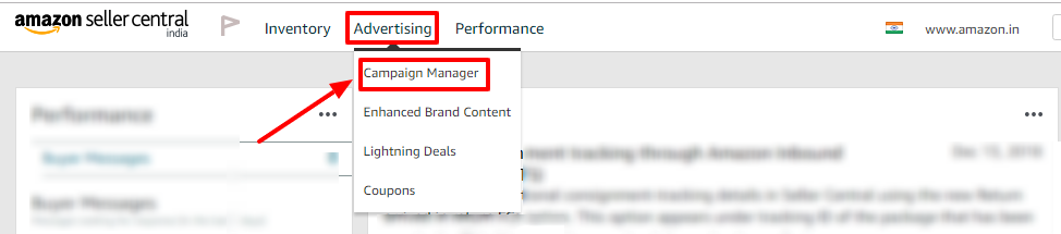 seller central-advertising platform