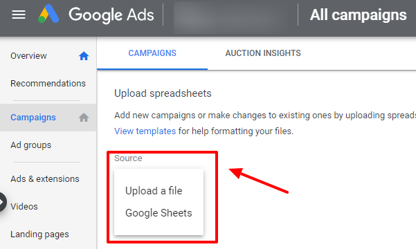 upload ETA on google ads (2)