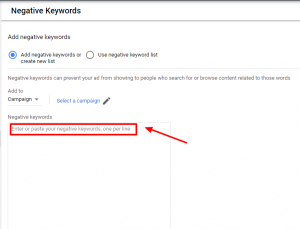 How to Copy Negative Keywords From One Campaign To Another? - Karooya