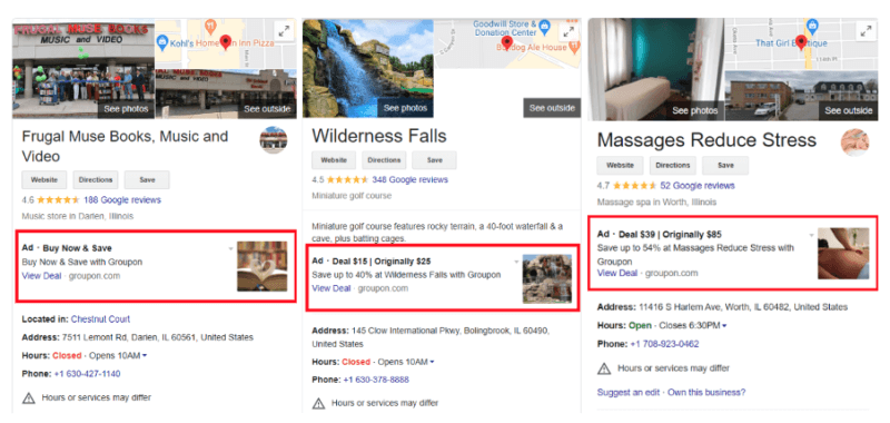 Google's new pilot program to test ads on local business profile