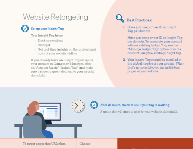 helpful steps for Retargeting success in LinkedIn