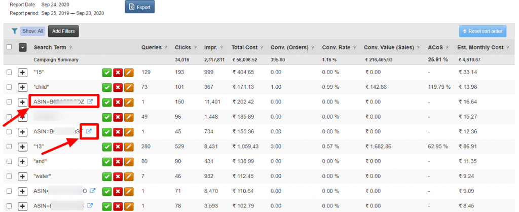 amazon negative product targeting karooya