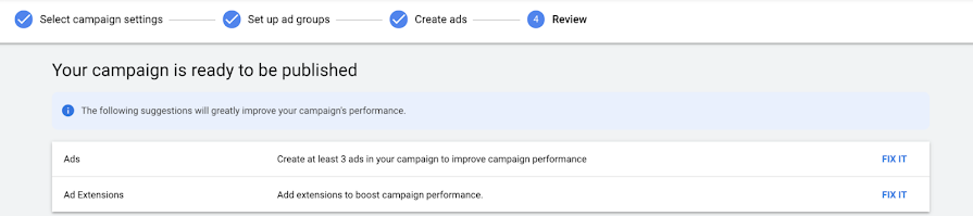 New features from Google Ads to help set up campaigns