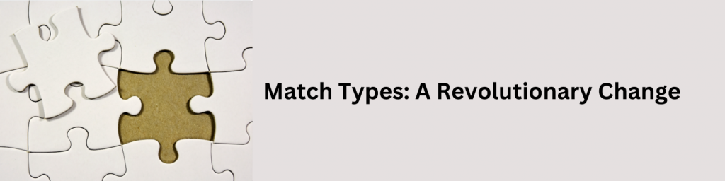 Google ads match types