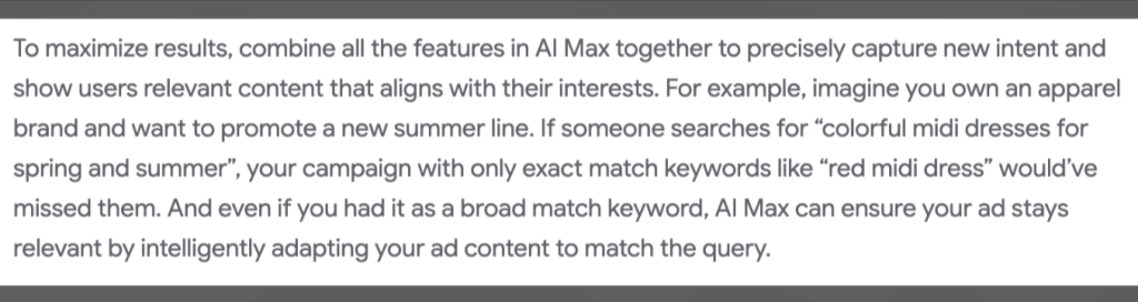 AI Max in Google
