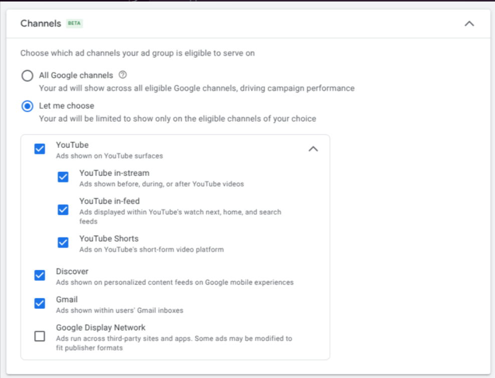 Demand Gen Google